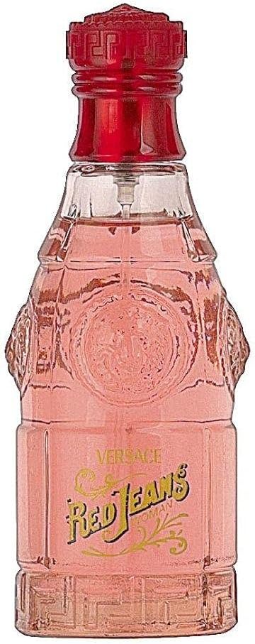 Versace Red Jeans – Perfume para mujer, EDT, 75 ml