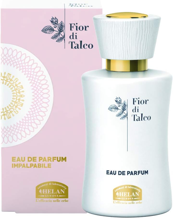 Helan, Fior di Talco, Perfume Mujer, Eau De Parfum Larga Duración – 50 ml – Made in Italy – Duración de 4-5 Horas