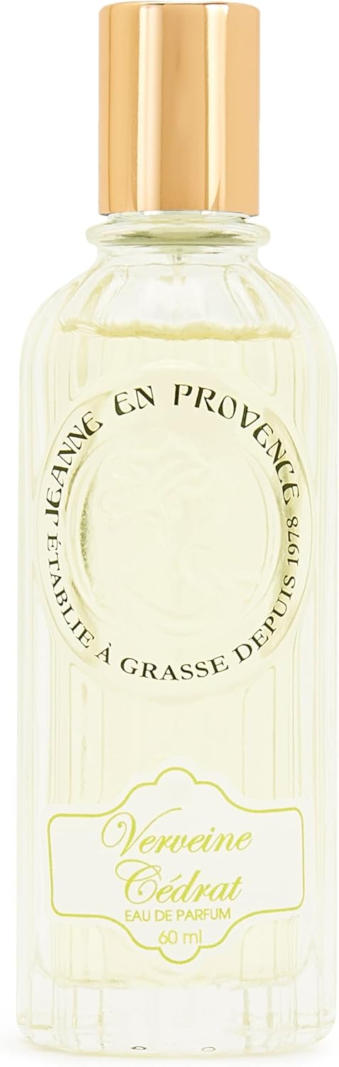 JEANNE EN PROVENCE – Perfume para mujer Verveine Cédrat – Eau de parfum – Botella de spray 60 ml – Fabricado en Francia en Grasse