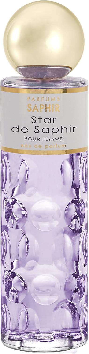 PARFUMS SAPHIR Star – Eau de Parfum con Vaporizador para Mujer, 200 Ml